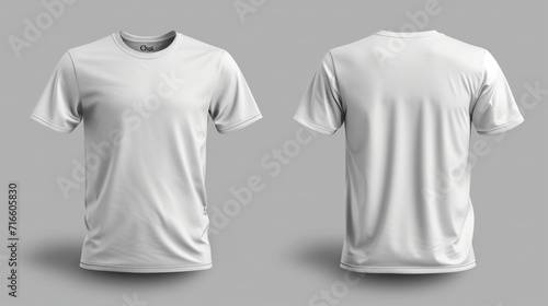 Blank white T-shirt template