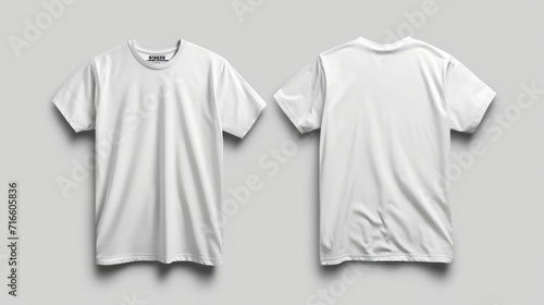 Blank white T-shirt template