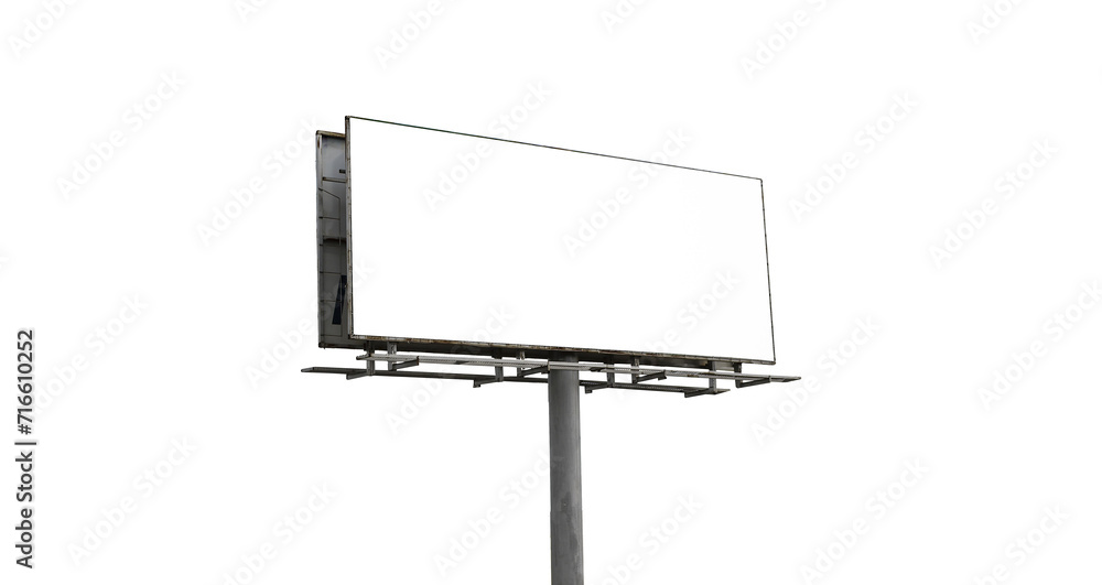 Empty Billboard Isolated for Template Design Social Media Empty Billboard Isolated for Template Design Social Media