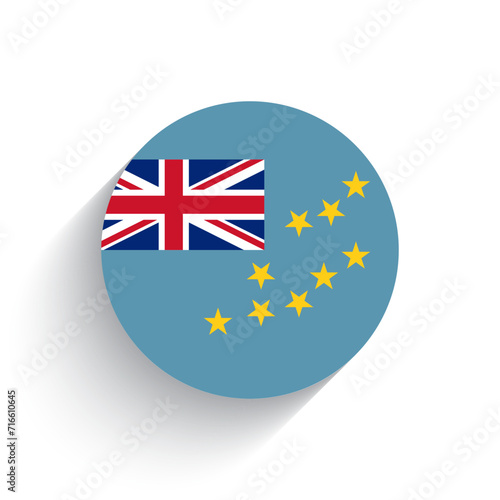 Free Download National flag of Tuvalu icon vector illustration isolated on white background. - GFXLoad