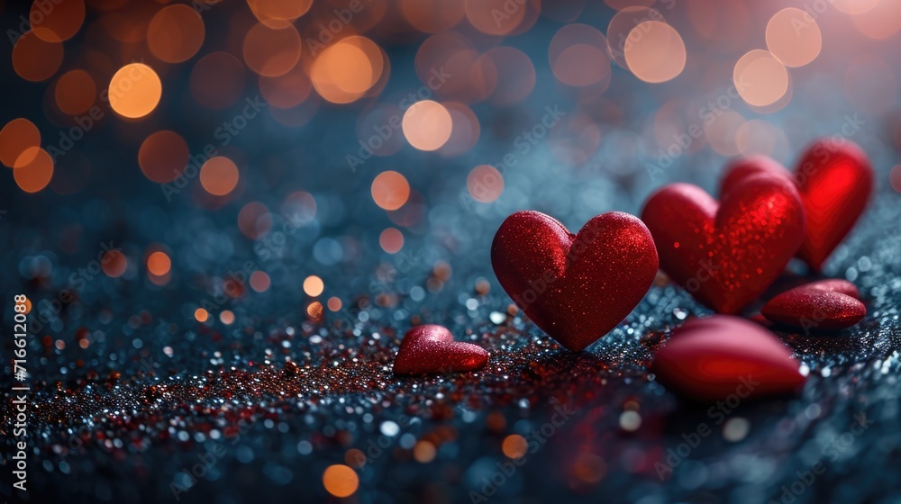 Golden Hour Heart in Knitted Gloves: Tender Holding of Orange Heart - Valentine's Day Concept