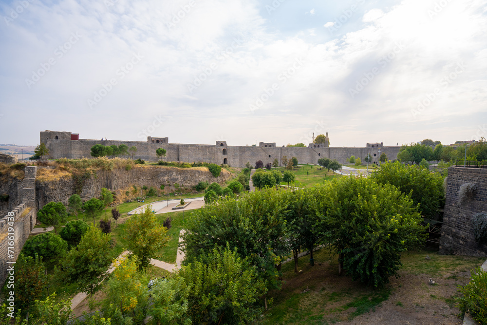 The courtyard of Diyarbakir Castle.