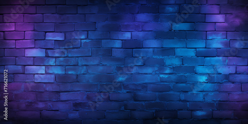  Pink and Blue neon light Brick wall background Beautiful dark blue magenta brick wall texture background horror mystery haunted scary theme wallpaper  