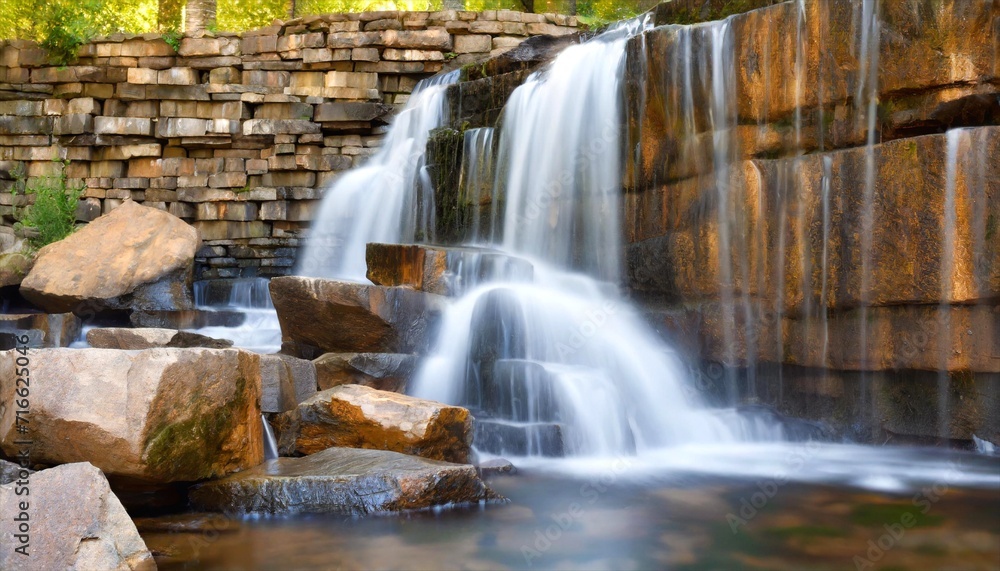 Fototapeta premium waterfall in the forest