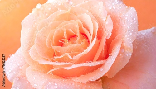 pink rose with drops