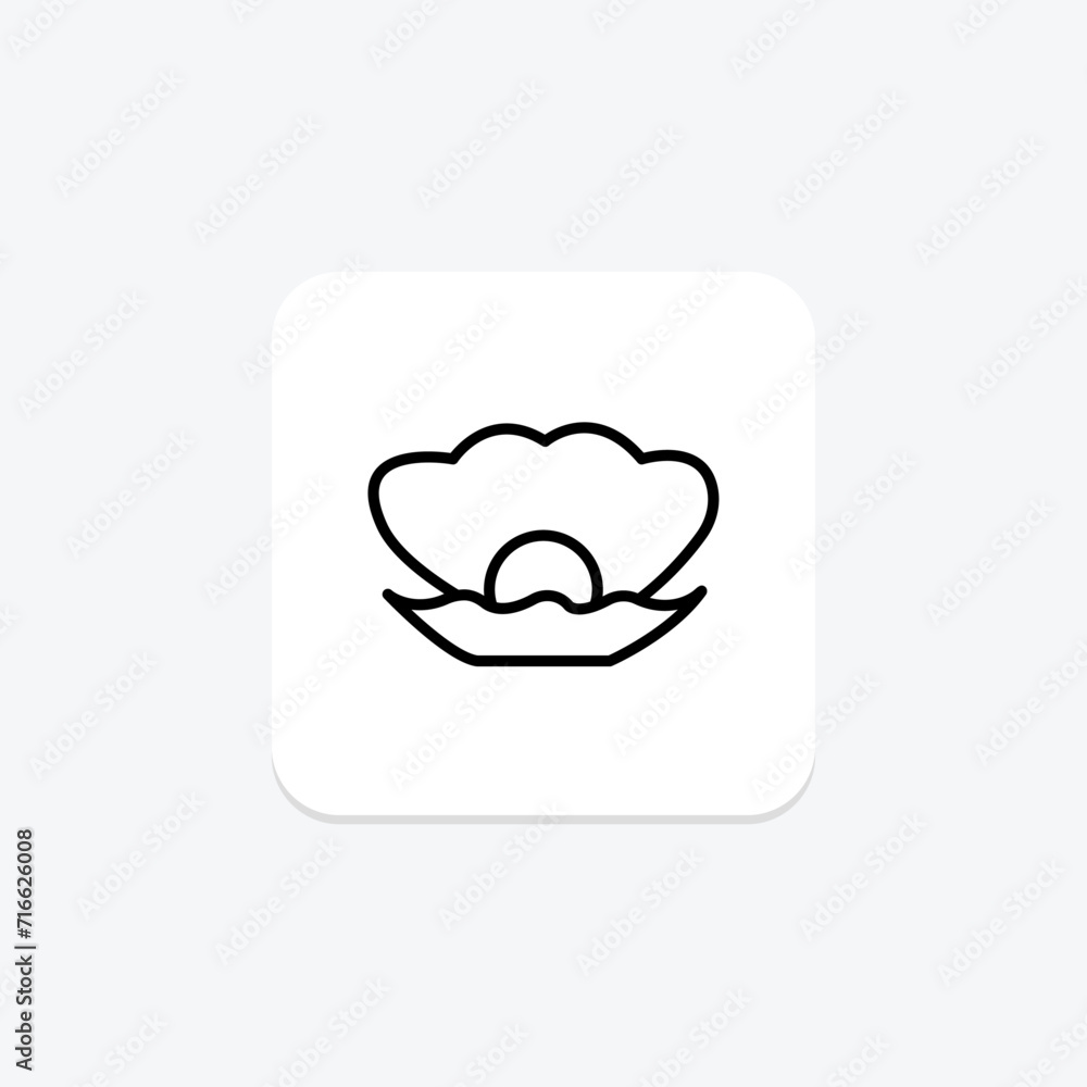 Mollusk black outline icon , vector, pixel perfect, illustrator file Mollusk black outline icon , vector, pixel perfect, illustrator file