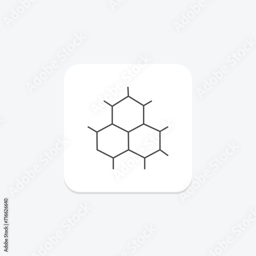 Organic structure grey thin line icon , vector, pixel perfect, illustrator file