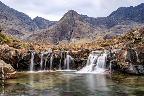 Ethereal Beauty of Fairy Pools Under the Majestic Skye Mountains