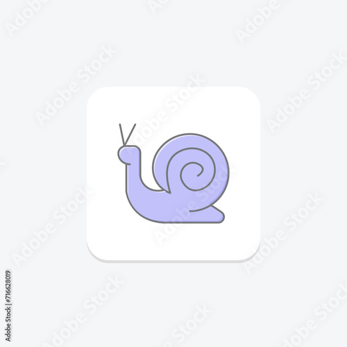 Invertebrate awesome lineal color icon , vector, pixel perfect, illustrator file