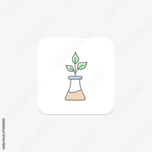 Biology awesome lineal color icon , vector, pixel perfect, illustrator file