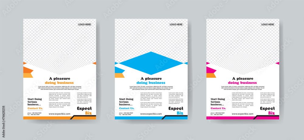 Corporate business flyer template 