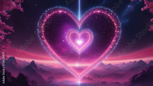 heart of the stars wallpaper, romantic, valentine day