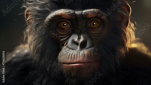 3d rendered illustration of a monkey © Ziyan