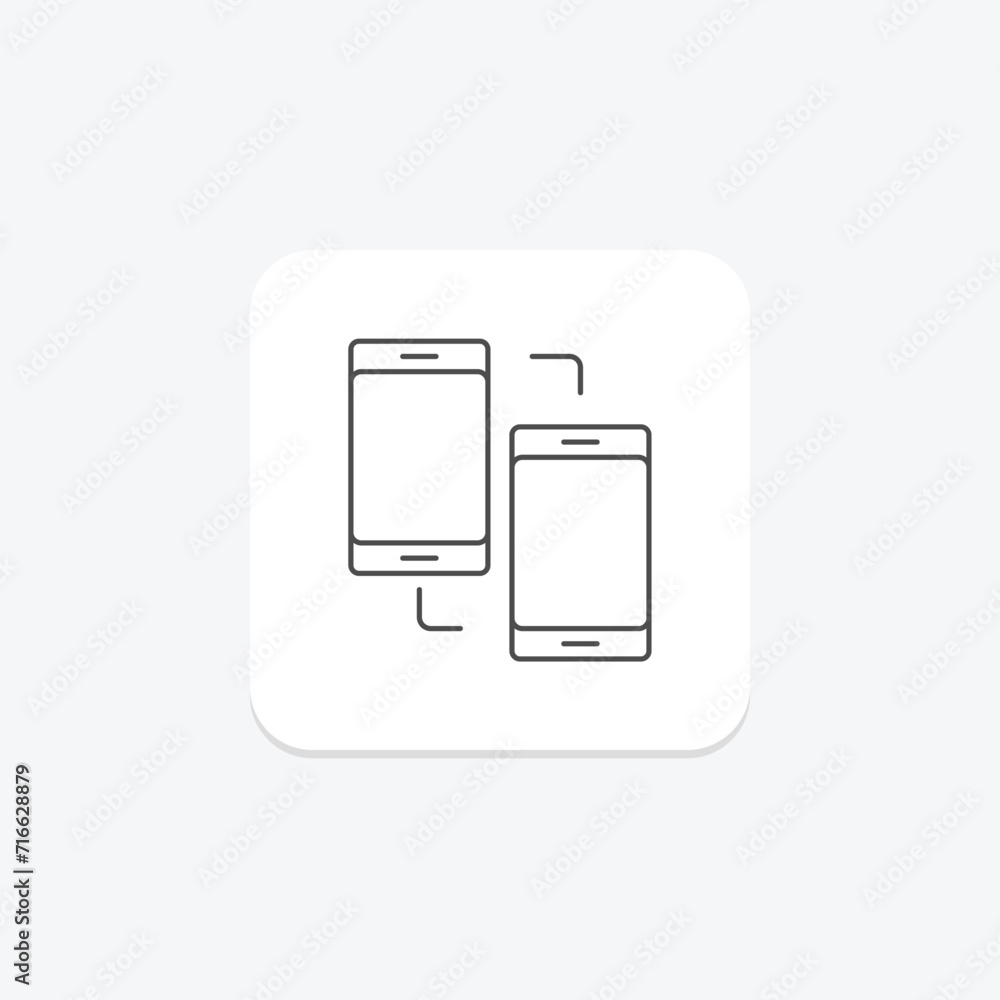 Data exchange grey thin line icon , vector, pixel perfect, illustrator file Data exchange grey thin line icon , vector, pixel perfect, illustrator file