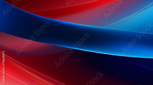 Blue red abstract presentation background with strip