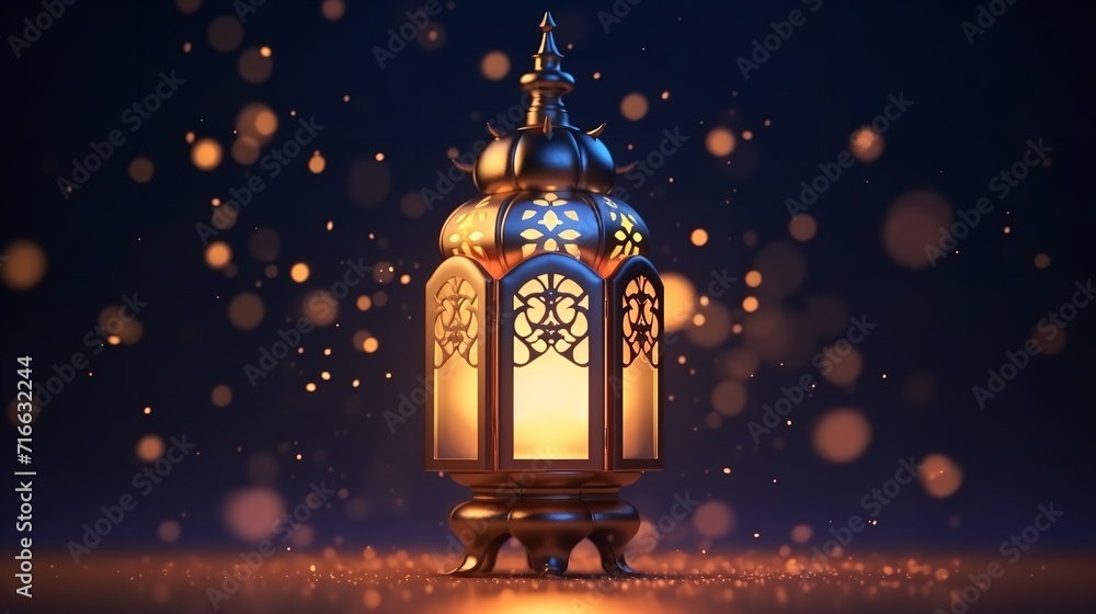 Beautiful Islamic Ramadan Kareem 3d illustration Beautiful Islamic Ramadan Kareem 3d illustration