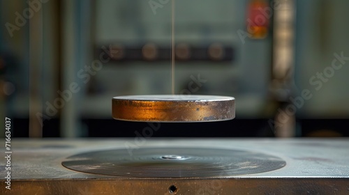 Levitating Halo Sphere, floating magnet on a superconductor