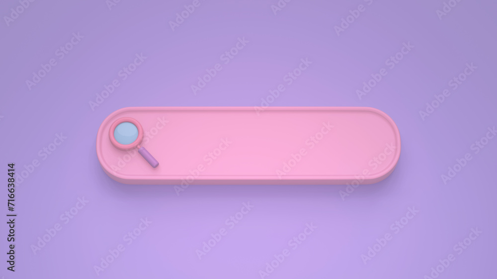 Concept search menu. Minimal blank search bar on pastel blue purple background. web search concept. Concept search menu. Minimal blank search bar on pastel blue purple background. web search concept.