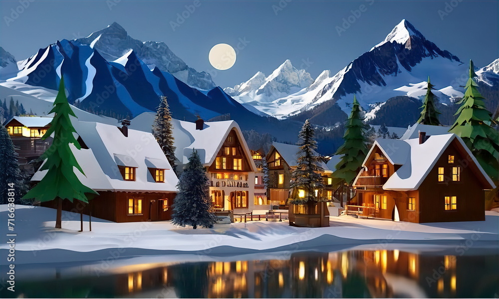 Village in the Alps