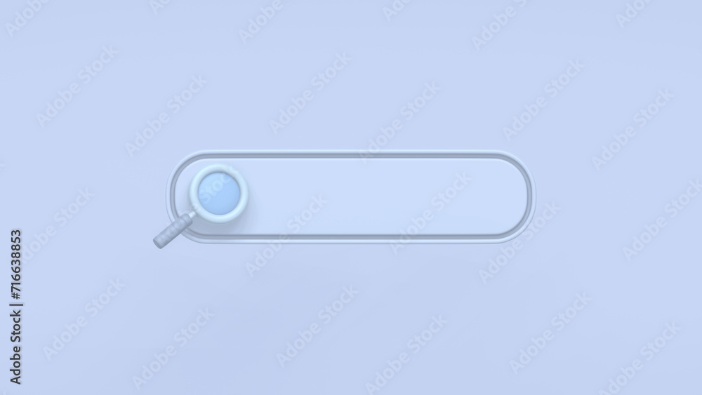 Concept search menu. Minimal blank search bar on pastel blue purple background. web search concept. Concept search menu. Minimal blank search bar on pastel blue purple background. web search concept.