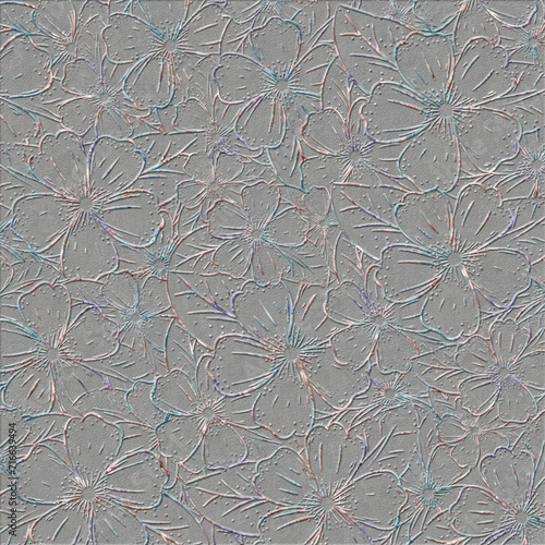 ecorative wallpaper background pattern, digital geometric floral 3d structure, ceramic tile, cover, interior, carpet.