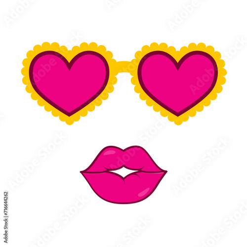 Clown character. Birthday buffoon ,joker character, carnival and Purim party. SVG icon