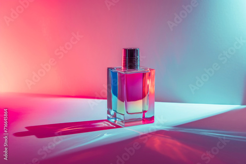 Scent of Sophistication: Isolated Perfume Bottle