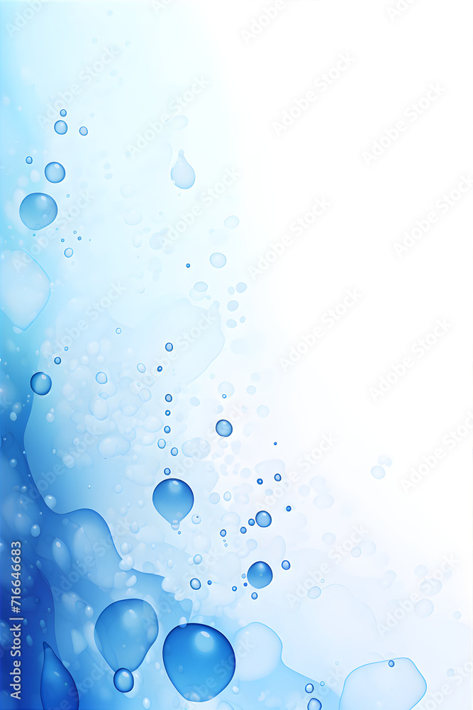 Abstract watercolor white background with blue bubbles. Circle blurred bokeh. Festive backdrop for design or advertising with copy space. Abstract watercolor white background with blue bubbles. Circle blurred bokeh. Festive backdrop for design or advertising with copy space.