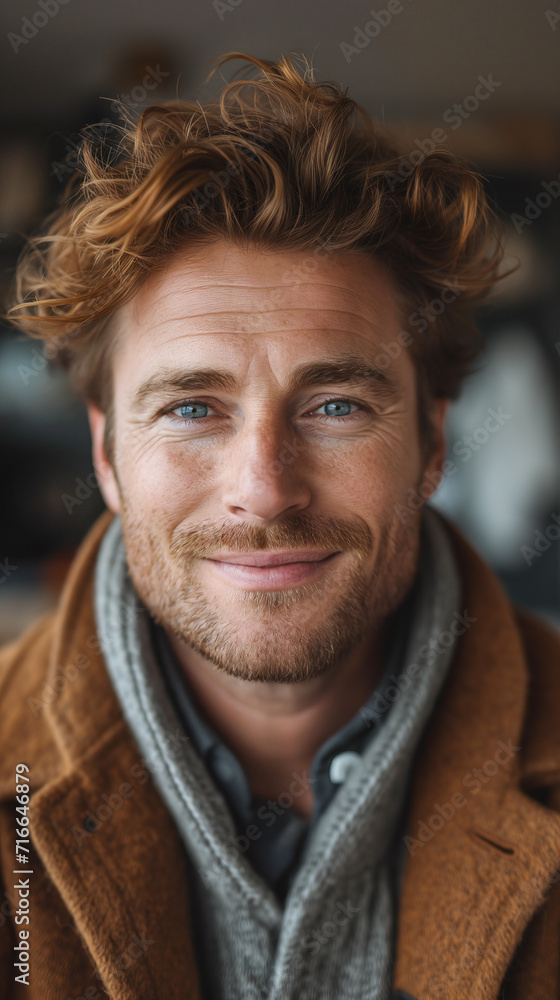 Portrait of a smiling attractive man Portrait of a smiling attractive man