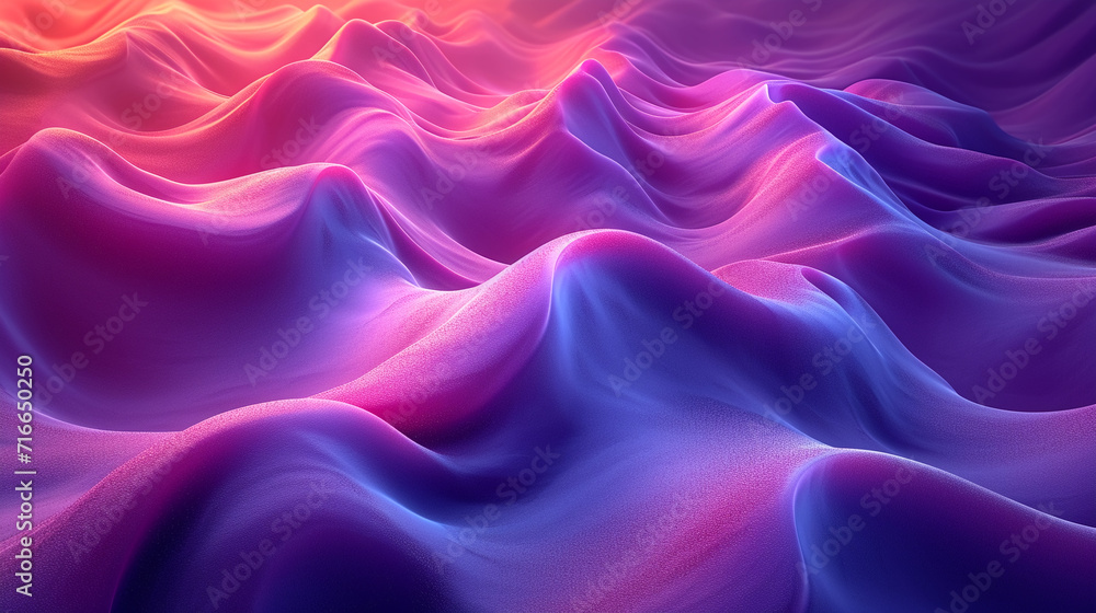 abstract colorful glowing wavy perspective with fractals and curves background 16:9 widescreen wallpapers