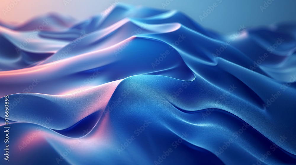 Obraz premium abstract colorful glowing wavy perspective with fractals and curves background 16:9 widescreen wallpapers