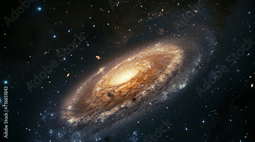 A barred spiral galaxy with distinct straight arms emanating from a central bar set against the backdrop of deep space.