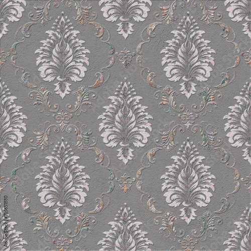ecorative wallpaper background pattern, digital geometric floral 3d structure, ceramic tile, cover, interior, carpet.