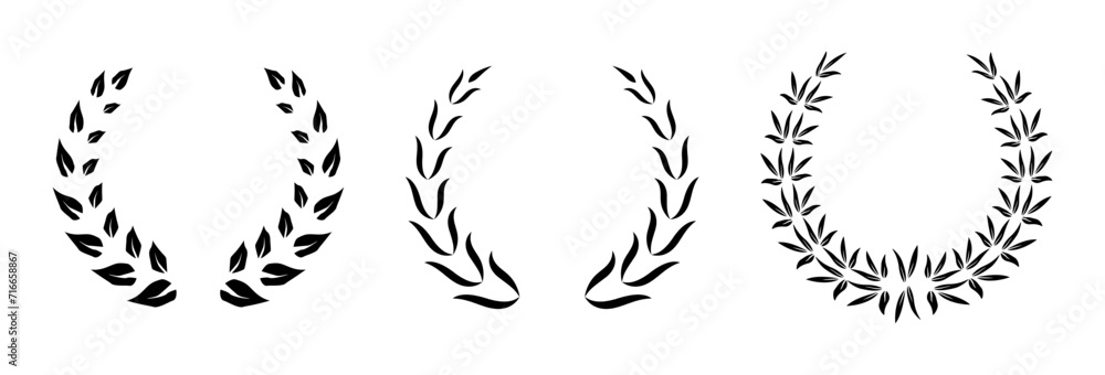 floral laurel wreath floral laurel wreath
