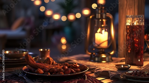 Roza Iftar time in ramadan photo