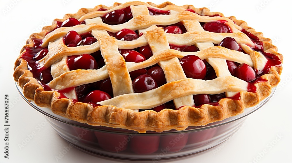 Juicy Summer Cherry Pie. Delectable Dessert for Baking Enthusiasts and Bakery Inspiration Juicy Summer Cherry Pie. Delectable Dessert for Baking Enthusiasts and Bakery Inspiration