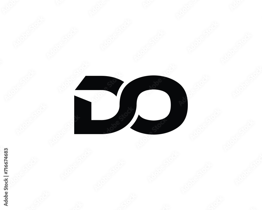 DO logo design vector template DO logo design vector template