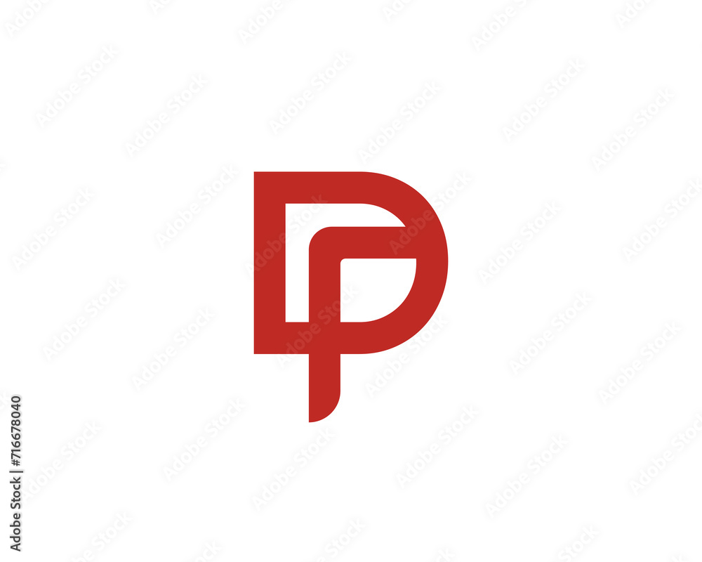DP PD logo design vector template DP PD logo design vector template