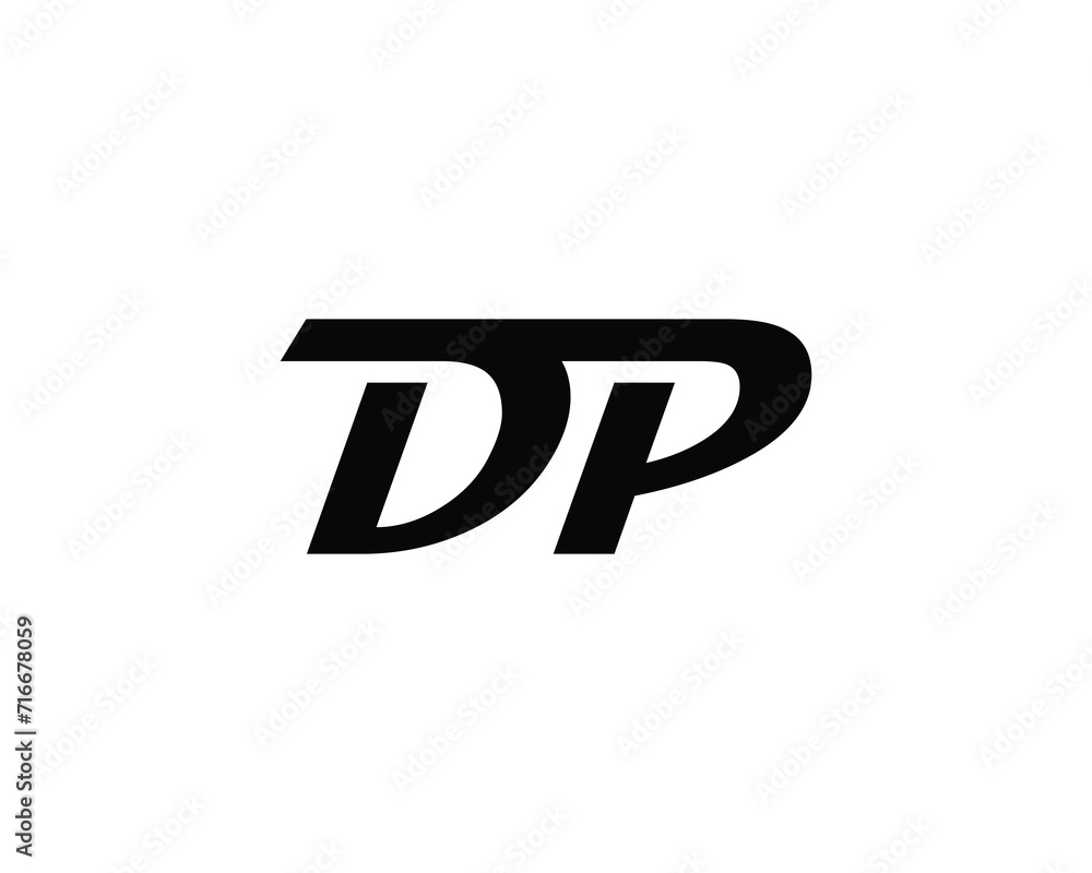 DP logo design vector template DP logo design vector template