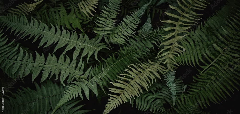  a close up of a green plant with lots of leafy plants in the foreground and on the right side of the frame is a black background with a black background.