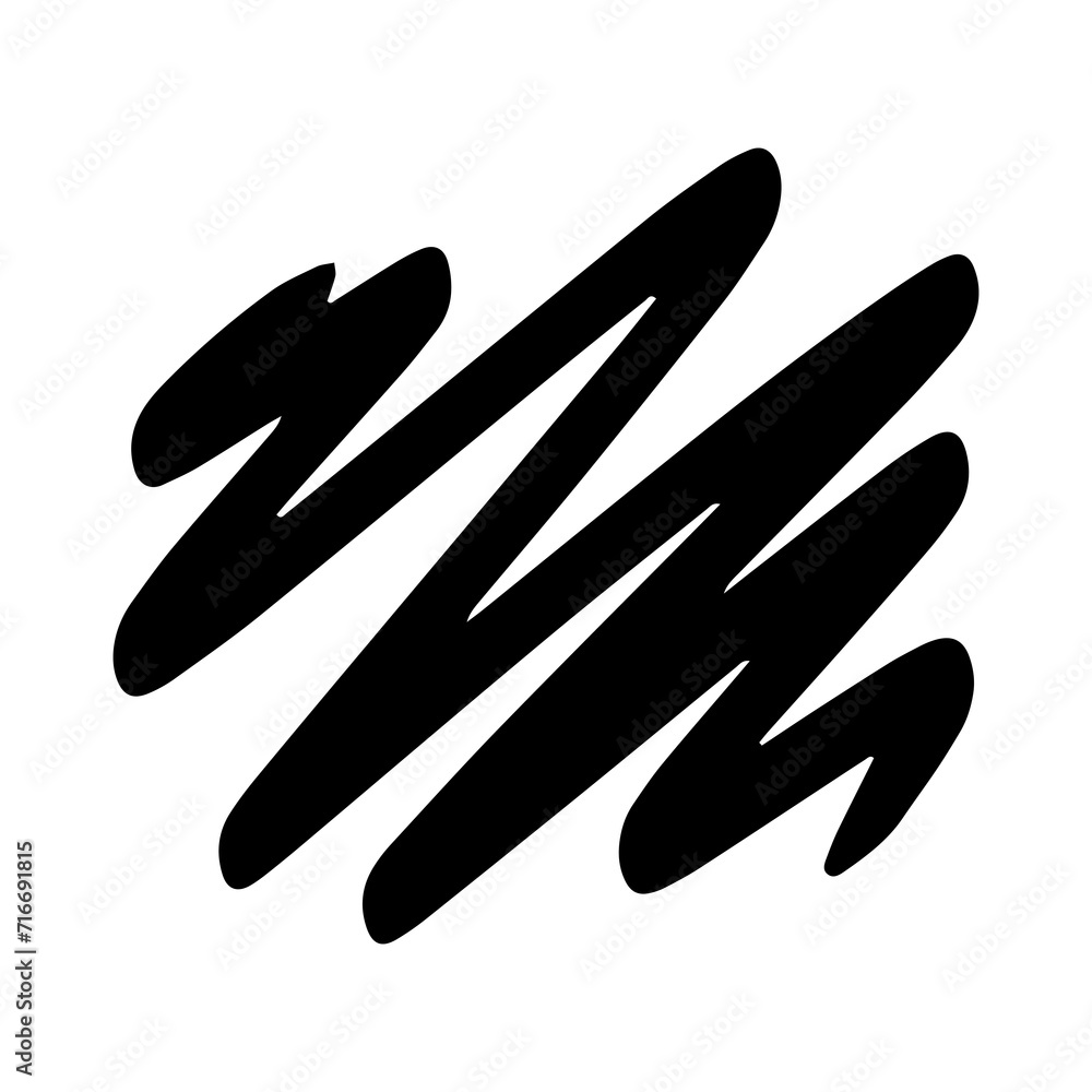 abstract black stroke element abstract black stroke element