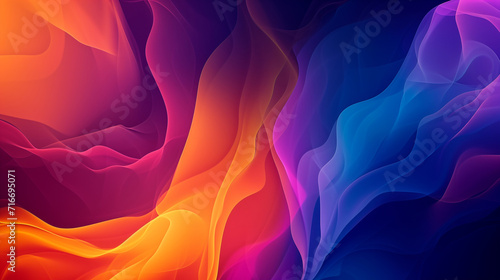Abstract wallpaper, Complementary color tone, OLED, AI Generative