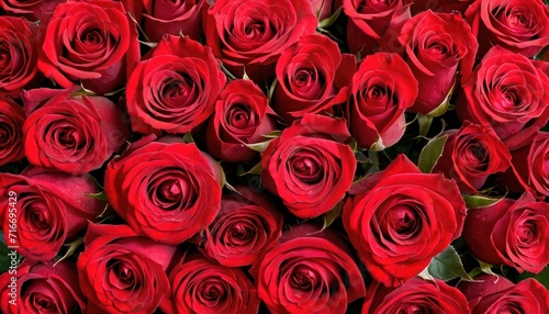  a close up of a bunch of red roses with green leaves on the top and bottom of the flowers on the bottom of the picture and bottom of the picture.
