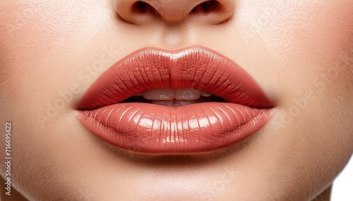  a close up of a woman's lips with a red lipstick shade on top of her lip and the bottom of her lips showing the upper lip and lower lip area of the upper lip.