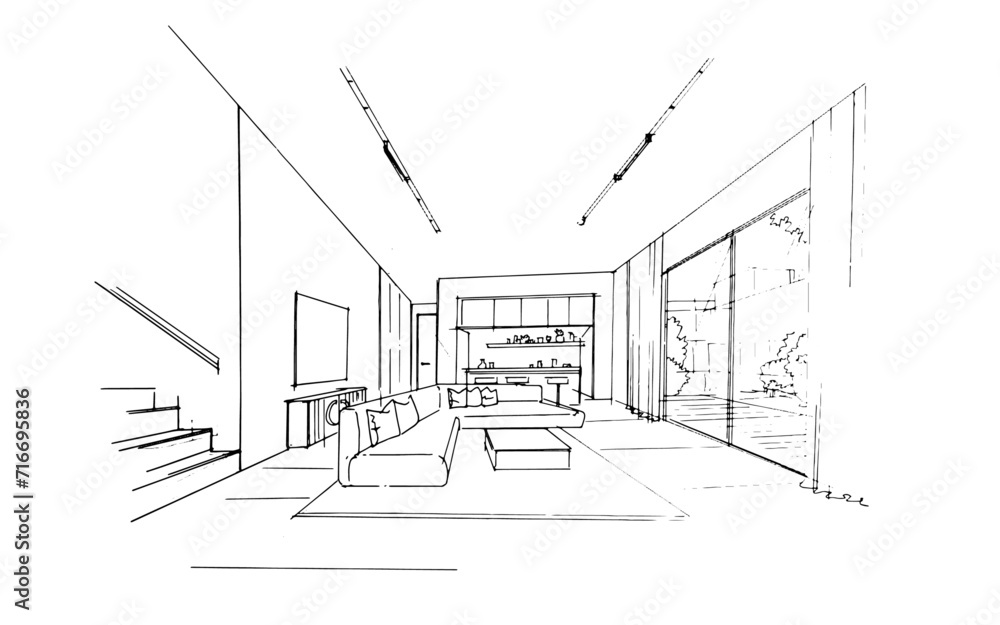 drawing-exterior-and-interior-architectural-lines-graphic-assembly