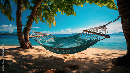 hammock on beach © Viktor