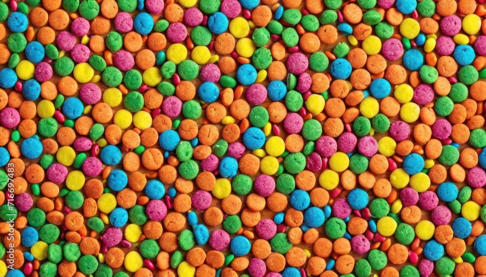 a close up of a bunch of colorful candies on a table with a white table cloth in the foreground and a red table cloth in the middle of the background. a close up of a bunch of colorful candies on a table with a white table cloth in the foreground and a red table cloth in the middle of the background.