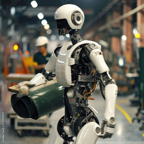 Robots in manufacturing and industry