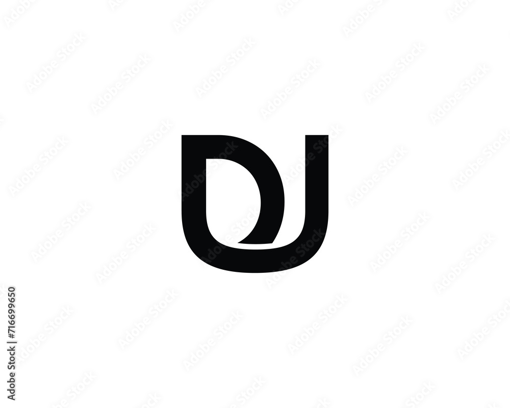 DU UD logo design vector template DU UD logo design vector template