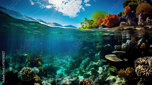 coral reef in the sea © Viktor